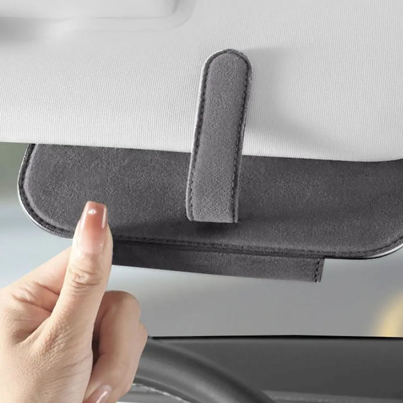 Porta Óculos Automotivo com Aba Magnética - ESTOQUE LIMITADO]