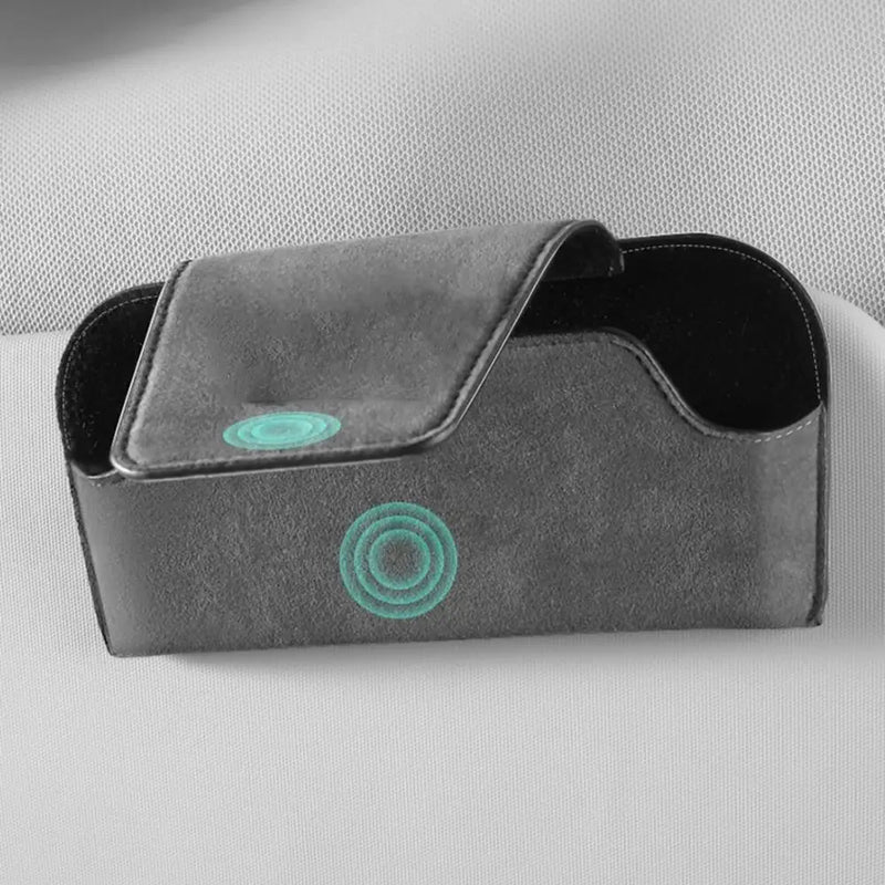 Porta Óculos Automotivo com Aba Magnética - ESTOQUE LIMITADO]