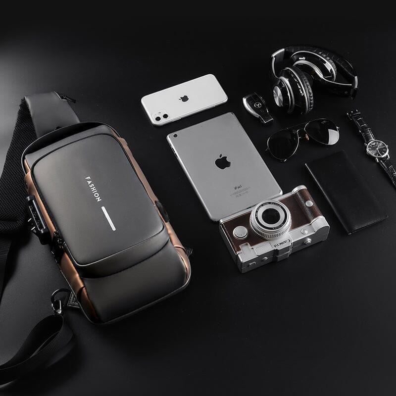 Mochila com Recursos de Segurança e Senha USB Slim Bag